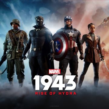 Marvel 1943: Rise of Hydra, Ultrawide, Game Art, 2025 Games, 5K