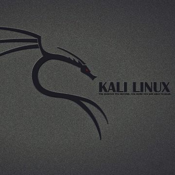 Kali Linux, Dragon, Dark background