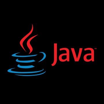 Java, Black background, Programming language, 5K, 8K, AMOLED, Minimalist, Logo