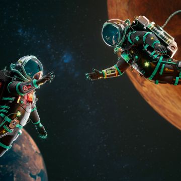 Astronauts, Shaking hands, 8K, Lost in Space, Earth, Mars, 5K