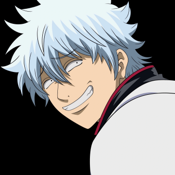 Gintoki Sakata, Black background, Gintama