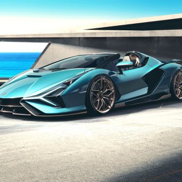 Lamborghini Sián Roadster, 8K, Supercars, 2020, 5K