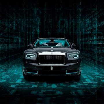 Rolls-Royce Wraith Kryptos Collection, 8K, 2020, 5K, Dark background