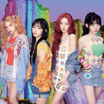 ITZY, 5K, Korean singers, Girl group, K-pop singers, Yeji (ITZY), Yuna (ITZY), Lia (ITZY), Chaeryeong, Ryujin, Colorful