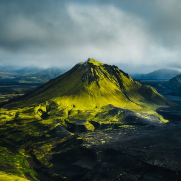 Maelifell, Volcano, Iceland, Foggy, 5K