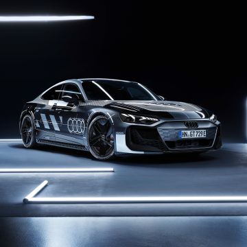 Audi RS e-tron GT Prototype, 2024, 5K, LED lighting