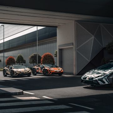 Lamborghini Huracan Sterrato, Tarmac, 2024, 5K, All-terrain super sports car