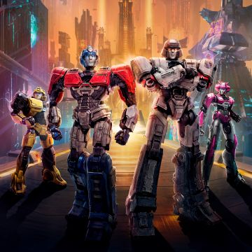 Transformers One, 5K, Orion Pax (Optimus Prime), B-127 (Bumblebee), Elita One, D-16 (Megatron), Animation movies, 2024 Movies