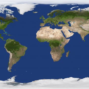Earth, World map, 5K, 8K
