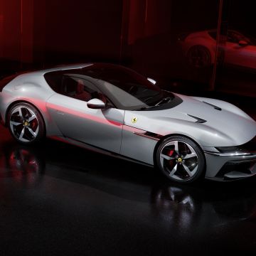 Ferrari 12Cilindri, Dark aesthetic, 8K, 2024, 5K, Sports car
