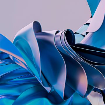 Blue abstract, 3D background, 5K
