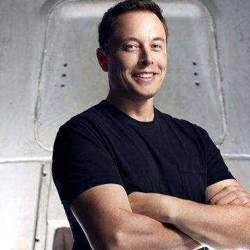 Elon Musk, Portrait, SpaceX, Tesla, 5K