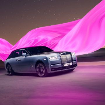 Rolls-Royce Phantom Series II, Pink aesthetic, 5K, 8K