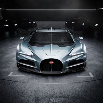 Futuristic, Bugatti Tourbillon, Hybrid sports car, 5K, 2024