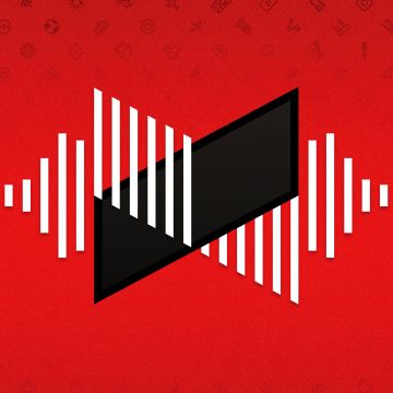 MKBHD, Waves, Red background, 5K