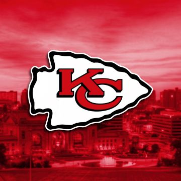 Kansas City Chiefs, Red background, NFL team, American football team, 5K