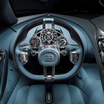 Bugatti Tourbillon, Cockpit, Interior, 5K