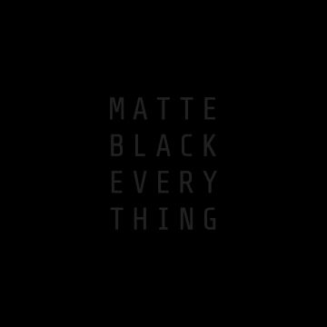 Matte, Black, Everything, 5K, Dope, Black background, MKBHD