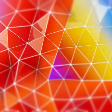 Colorful, Triangles, Geometric, Multicolor, Polygonal