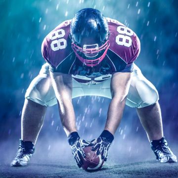 American football player, Uniform, Helmet