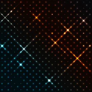 Pattern, Glowing, Colorful, Dark, Dots