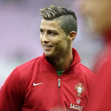 Cristiano Ronaldo, Smiling, Portugal football player