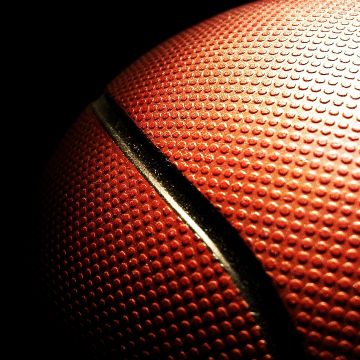 Basketball, Black background, Closeup, AMOLED