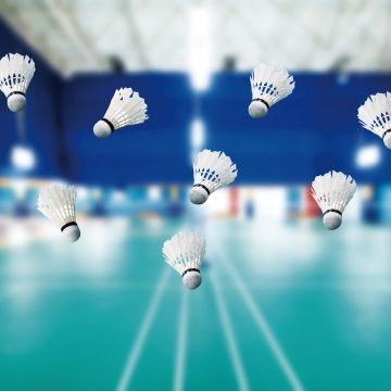 Feather, Shuttlecocks, Badminton court, 5K, 8K, Badminton