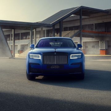 Rolls-Royce Black Badge Ghost, Aesthetic, 5K, 8K