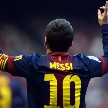 Lionel Messi, Jersey, FCB, FC Barcelona, 5K