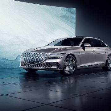 Genesis Electrified G80, Electric Sedan, 2024, 5K, 8K