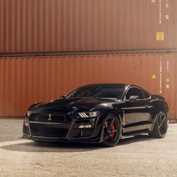 Shelby GT500, 8K, Outdoor, Ford Mustang Shelby GT500, 5K, Black cars