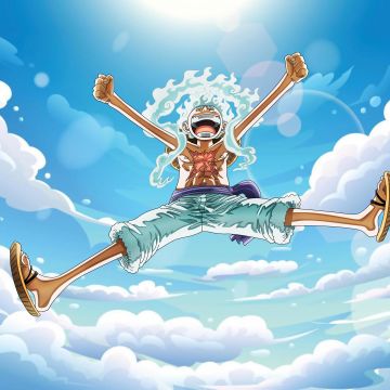 Gear 5, Monkey D. Luffy, One Piece, 5K, Sun God Nika