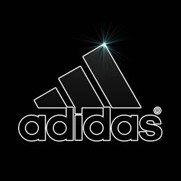 Adidas, Logo, Monochrome, Black background, 5K, Minimalist