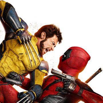 Deadpool & Wolverine, 8K, 2024 Movies, 5K, Hugh Jackman, White background