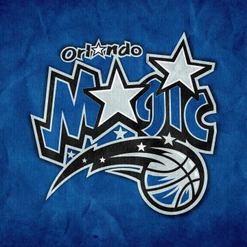 Orlando Magic, Blue background, Basketball team, NBA