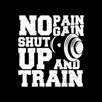 No pain No gain, Weight training, 5K, Inspirational quotes, Motivational quotes, Black background, 5K