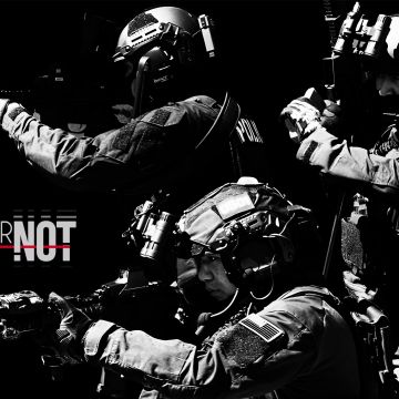 Ready or Not, Black background, SWAT, Video Game