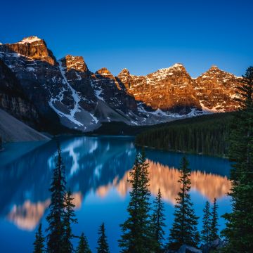 Banff National Park, Scenery, Moraine Lake, Canadian Rockies, 5K