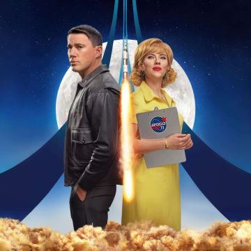 Fly Me to the Moon, Movie poster, 2024 Movies, Scarlett Johansson, Channing Tatum