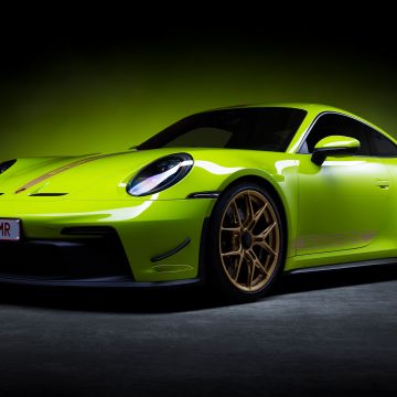 Porsche 911 GT3, Performance car, 5K, Dark background