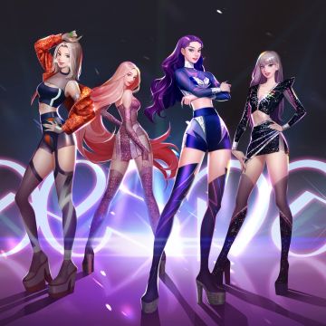 aespa, League of Legends, K-Pop singers, Girl group, 5K, Korean singers, Karina (aespa), Giselle (aespa), Winter (aespa), NingNing (aespa)