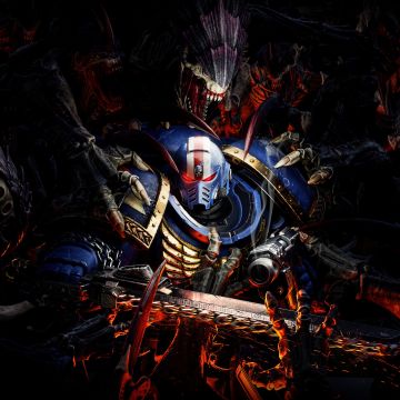 Warhammer 40K Space Marine 2, Ultrawide, 5K, 2024 Games, Dark aesthetic