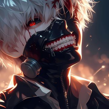 Ken Kaneki, Dope, Tokyo Ghoul, 5K, AI art