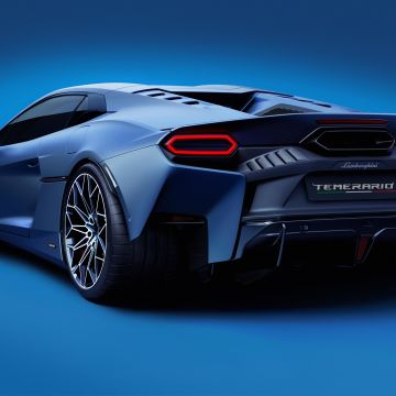 Lamborghini Temerario, Blue background