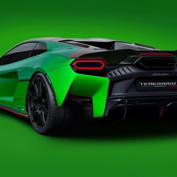 Lamborghini Temerario Alleggerita, Green background