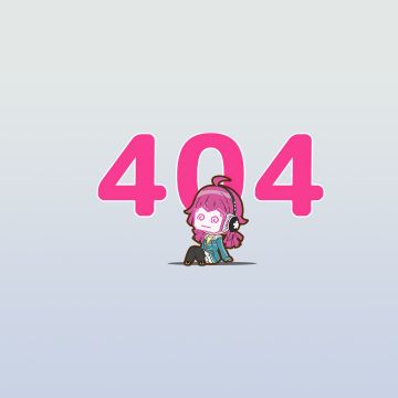 404 not found, Cute anime, Minimalist, Pink aesthetic, 404 Error