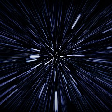 Hyperspace, Warp, Dark aesthetic, 5K, Space Travel