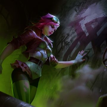 Vi (LoL), Game poster, 5K