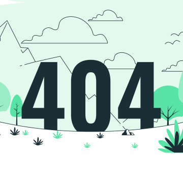 404 Error, Minimalist, Landscape, 404 not found, Developer